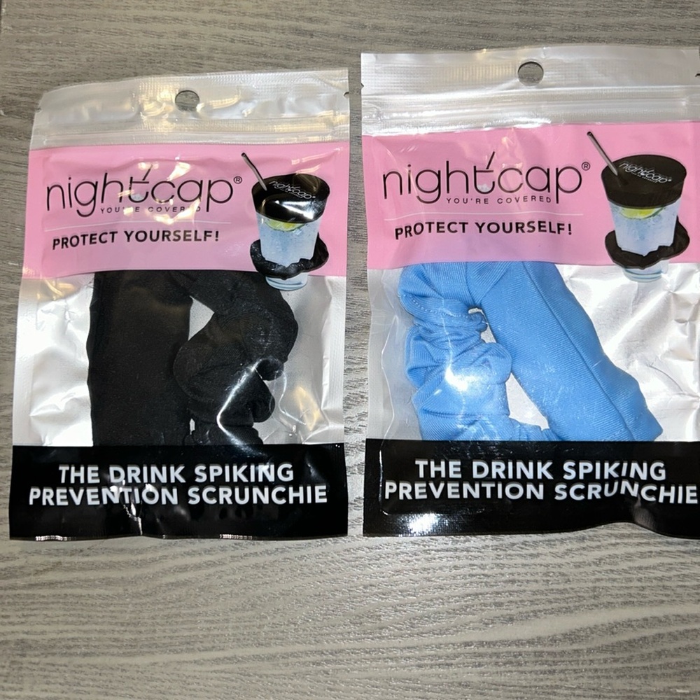 Drink Spiking Prevention Scrunchies NWOT